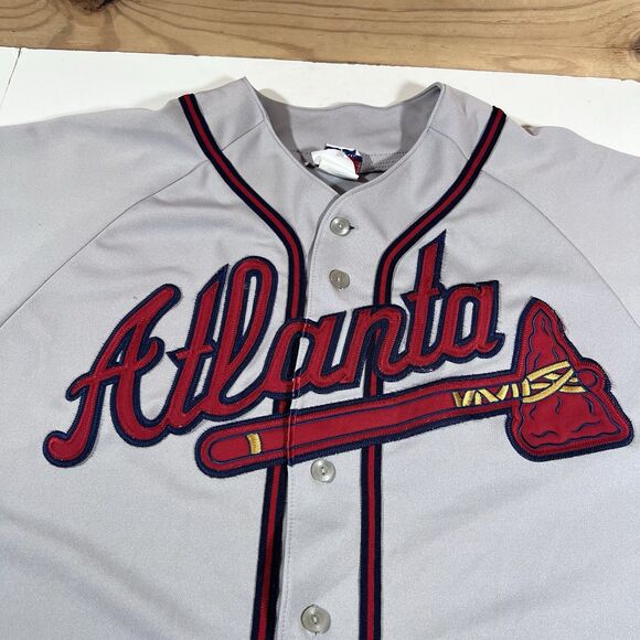 Vintage Late 90's Majestic Atlanta Braves Jersey MLB Baseball Size XXL - Picture 4 of 6